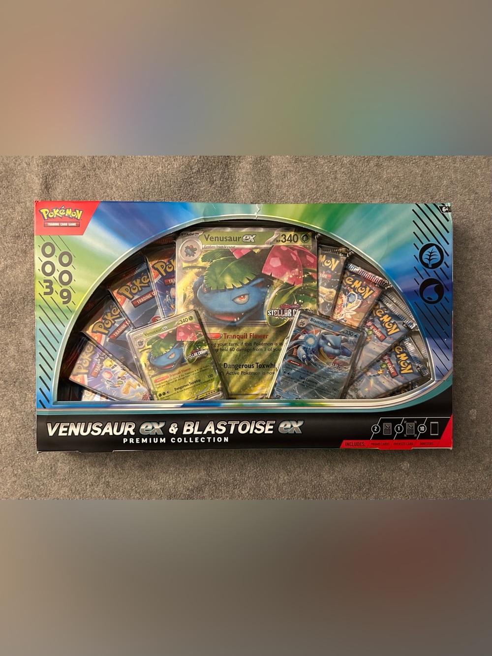 Pokemon Venusaur EX & Blastoise EX Premium Collection Box